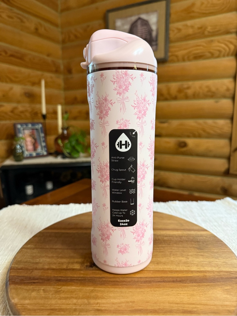 BOUQUET 24oz HydroJug Ease2o LEAKPROOF Water Bottle